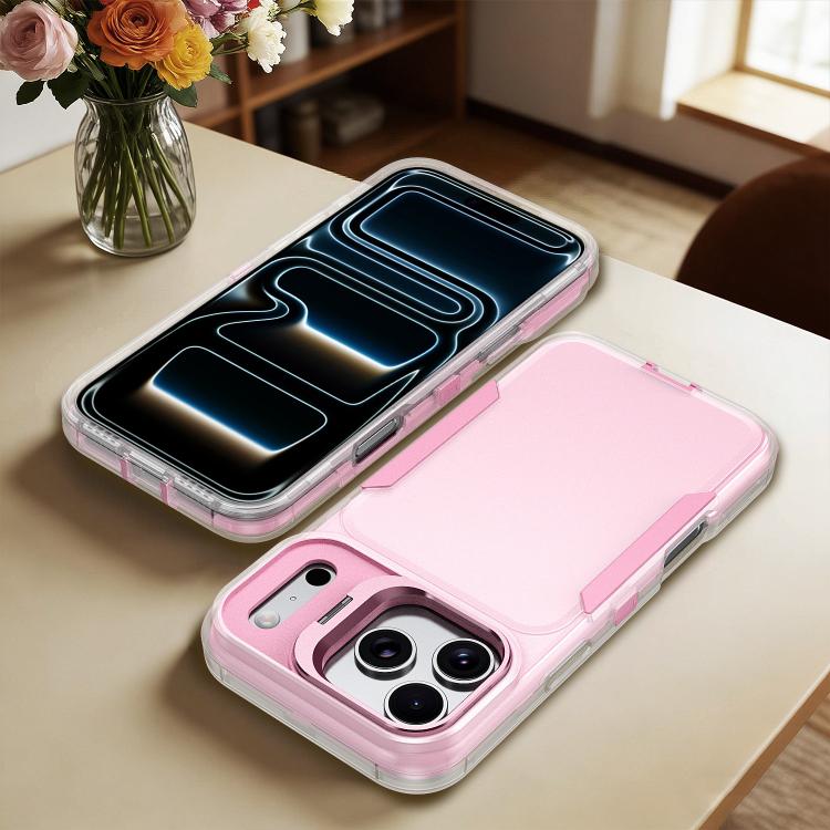 Étui de téléphone avec support d'objectif Traveler, pour iPhone 17e / 16e / 14 / 13, pour iPhone 17 Pro Max, pour iPhone 17 Pro, pour iPhone 16 Pro Max, pour iPhone 16 Pro, pour iPhone 15 Pro Max, pour iPhone 15 Pro, pour iPhone 15 Plus / 14 Plus