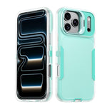 Étui de téléphone avec support d'objectif Traveler, pour iPhone 17e / 16e / 14 / 13, pour iPhone 17 Pro Max, pour iPhone 17 Pro, pour iPhone 16 Pro Max, pour iPhone 16 Pro, pour iPhone 15 Pro Max, pour iPhone 15 Pro, pour iPhone 15 Plus / 14 Plus