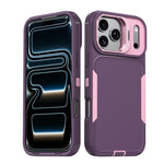 Étui de téléphone avec support d'objectif Traveler, pour iPhone 17e / 16e / 14 / 13, pour iPhone 17 Pro Max, pour iPhone 17 Pro, pour iPhone 16 Pro Max, pour iPhone 16 Pro, pour iPhone 15 Pro Max, pour iPhone 15 Pro, pour iPhone 15 Plus / 14 Plus