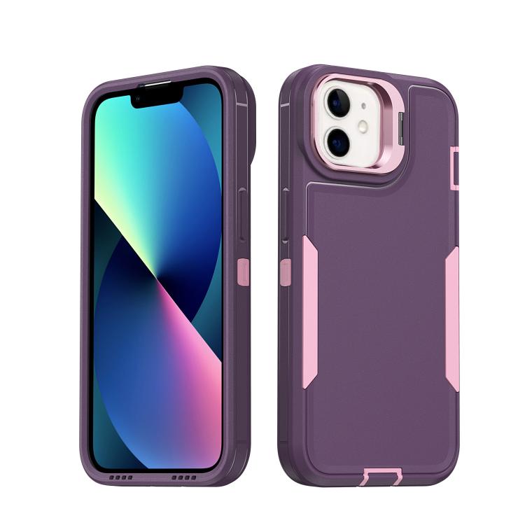 Étui de téléphone avec support d'objectif Traveler, Pour iPhone 15, Pour iPhone 14 Pro, Pour iPhone 14 Pro Max, Pour iPhone 13 Pro Max / 12 Pro Max, Pour iPhone 13 Pro, Pour iPhone 12 / 12 Pro, Pour iPhone 11