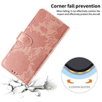 Coque de téléphone en cuir végétalien gaufré tournesol avec petite corde noire, Pour iPhone 14 Pro Max, Pour iPhone 13 Pro Max, Pour iPhone 13 Pro, Pour iPhone 13, Pour iPhone 12 / 12 Pro, Pour iPhone 12 Pro Max, Pour iPhone 11 Pro Max, Pour iPhone 11