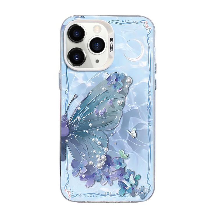 Coque de téléphone hybride en TPU et PC plaqué argent avec motif papillon, pour iPhone 12 mini, pour iPhone 11 Pro Max, pour iPhone 11, pour iPhone 11 Pro, pour iPhone XS / X, pour iPhone XR