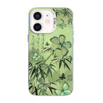 Coque de téléphone hybride en TPU et PC plaqué argent avec motif papillon, pour iPhone 12 mini, pour iPhone 11 Pro Max, pour iPhone 11, pour iPhone 11 Pro, pour iPhone XS / X, pour iPhone XR