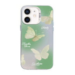 Coque de téléphone hybride en TPU et PC plaqué argent avec motif papillon, pour iPhone 12 mini, pour iPhone 11 Pro Max, pour iPhone 11, pour iPhone 11 Pro, pour iPhone XS / X, pour iPhone XR