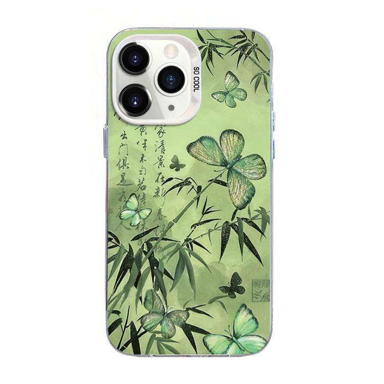 Coque de téléphone hybride en TPU et PC plaqué argent avec motif papillon, pour iPhone 12 mini, pour iPhone 11 Pro Max, pour iPhone 11, pour iPhone 11 Pro, pour iPhone XS / X, pour iPhone XR