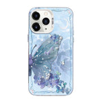 Coque de téléphone hybride en TPU et PC plaqué argent avec motif papillon, pour iPhone 12 mini, pour iPhone 11 Pro Max, pour iPhone 11, pour iPhone 11 Pro, pour iPhone XS / X, pour iPhone XR