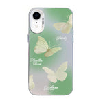 Coque de téléphone hybride en TPU et PC plaqué argent avec motif papillon, pour iPhone 12 mini, pour iPhone 11 Pro Max, pour iPhone 11, pour iPhone 11 Pro, pour iPhone XS / X, pour iPhone XR