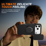 Étui de téléphone avec support rotatif magnétique et protection coulissante pour appareil photo, Pour iPhone 17 Pro Max, Pour iPhone 17 Pro, Pour iPhone 17, Pour iPhone Air, Pour iPhone 16 Pro Max, Pour iPhone 16 Pro