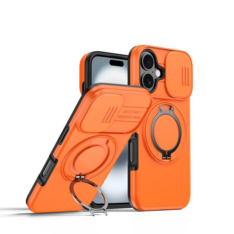 Étui de téléphone avec support rotatif magnétique et protection coulissante pour appareil photo, Pour iPhone 17 Pro Max, Pour iPhone 17 Pro, Pour iPhone 17, Pour iPhone Air, Pour iPhone 16 Pro Max, Pour iPhone 16 Pro