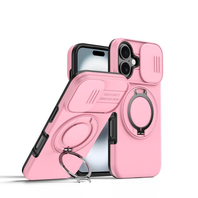 Étui de téléphone avec support rotatif magnétique et protection coulissante pour appareil photo, Pour iPhone 17 Pro Max, Pour iPhone 17 Pro, Pour iPhone 17, Pour iPhone Air, Pour iPhone 16 Pro Max, Pour iPhone 16 Pro