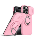 Coque de téléphone avec support magnétique rotatif à bouclier coulissant pour caméra, pour iPhone 14 / 13, pour iPhone 14 Pro, pour iPhone 14 Pro Max, pour iPhone 13 Pro Max / 12 Pro Max, pour iPhone 13 Pro, pour iPhone 12 / 12 Pro