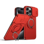 Coque de téléphone avec support magnétique rotatif à bouclier coulissant pour caméra, pour iPhone 14 / 13, pour iPhone 14 Pro, pour iPhone 14 Pro Max, pour iPhone 13 Pro Max / 12 Pro Max, pour iPhone 13 Pro, pour iPhone 12 / 12 Pro