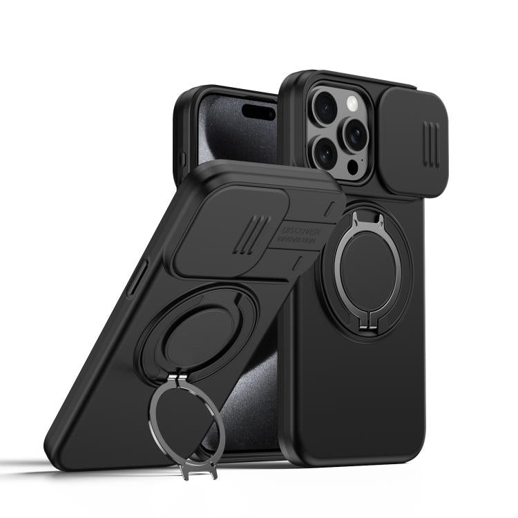 Coque de téléphone avec support magnétique rotatif à bouclier coulissant pour caméra, pour iPhone 14 / 13, pour iPhone 14 Pro, pour iPhone 14 Pro Max, pour iPhone 13 Pro Max / 12 Pro Max, pour iPhone 13 Pro, pour iPhone 12 / 12 Pro