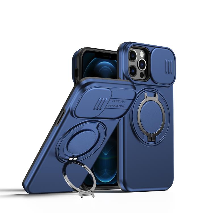 Coque de téléphone avec support magnétique rotatif à bouclier coulissant pour caméra, pour iPhone 14 / 13, pour iPhone 14 Pro, pour iPhone 14 Pro Max, pour iPhone 13 Pro Max / 12 Pro Max, pour iPhone 13 Pro, pour iPhone 12 / 12 Pro