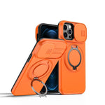 Coque de téléphone avec support magnétique rotatif à bouclier coulissant pour caméra, pour iPhone 14 / 13, pour iPhone 14 Pro, pour iPhone 14 Pro Max, pour iPhone 13 Pro Max / 12 Pro Max, pour iPhone 13 Pro, pour iPhone 12 / 12 Pro