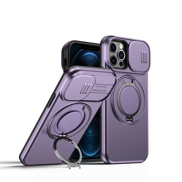 Coque de téléphone avec support magnétique rotatif à bouclier coulissant pour caméra, pour iPhone 14 / 13, pour iPhone 14 Pro, pour iPhone 14 Pro Max, pour iPhone 13 Pro Max / 12 Pro Max, pour iPhone 13 Pro, pour iPhone 12 / 12 Pro