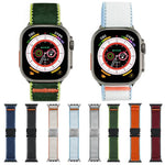 xDfind Bracelet de montre en nylon Wild Path avec boucle de parachute, pour Apple Watch 42 / 44 / 45 / 46 / 49mm, pour Apple Watch 38 / 40 / 41 / S11 42mm