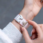 xDfind Bracelet de montre en nylon Wild Path avec boucle de parachute, pour Apple Watch 42 / 44 / 45 / 46 / 49mm, pour Apple Watch 38 / 40 / 41 / S11 42mm