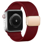 Bracelet de montre XDfind en sergé de nylon texturé avec boucle magnétique, pour Apple Watch 42 / 44 / 45 / 46 / 49mm, pour Apple Watch 38 / 40 / 41 / S11 42mm