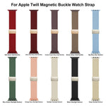 Bracelet de montre XDfind en sergé de nylon texturé avec boucle magnétique, pour Apple Watch 42 / 44 / 45 / 46 / 49mm, pour Apple Watch 38 / 40 / 41 / S11 42mm