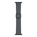 Bracelet de montre xDfind en cuir végétalien texturé litchi à boucle magnétique, pour Apple Watch 42 / 44 / 45 / 46 / 49 mm, pour Apple Watch 38 / 40 / 41 / S11 42 mm