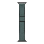 Bracelet de montre xDfind en cuir végétalien texturé litchi à boucle magnétique, pour Apple Watch 42 / 44 / 45 / 46 / 49 mm, pour Apple Watch 38 / 40 / 41 / S11 42 mm