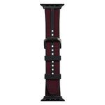 Bracelet de montre tressé en nylon et silicone hybride xDfind Flame, pour Apple Watch 42 / 44 / 45 / 46 / 49 mm, pour Apple Watch 38 / 40 / 41 / S11 42 mm