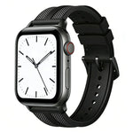 Bracelet de montre tressé en nylon et silicone hybride xDfind Flame, pour Apple Watch 42 / 44 / 45 / 46 / 49 mm, pour Apple Watch 38 / 40 / 41 / S11 42 mm