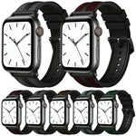 Bracelet de montre tressé en nylon et silicone hybride xDfind Flame, pour Apple Watch 42 / 44 / 45 / 46 / 49 mm, pour Apple Watch 38 / 40 / 41 / S11 42 mm