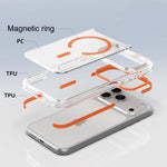 Dual-Color PC Hybrid TPU Magnetic Phone Case, For iPhone 12 / 12 Pro, For iPhone 12 Pro Max