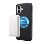 Étui magnétique pour téléphone Denior A08 en cuir PU végétalien texture veau, Pour iPhone 17 Pro Max, Pour iPhone 17 Pro, Pour iPhone 17, Pour iPhone Air
