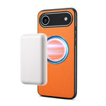 Étui magnétique pour téléphone Denior A08 en cuir PU végétalien texture veau, Pour iPhone 17 Pro Max, Pour iPhone 17 Pro, Pour iPhone 17, Pour iPhone Air