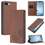 Étui de téléphone en cuir végétalien papillon double magnétique fort, pour iPhone X / XS, pour iPhone XR, pour iPhone XS Max, pour iPhone 8 Plus / 7 Plus