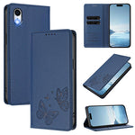 Étui de téléphone en cuir végétalien papillon double magnétique fort, pour iPhone X / XS, pour iPhone XR, pour iPhone XS Max, pour iPhone 8 Plus / 7 Plus