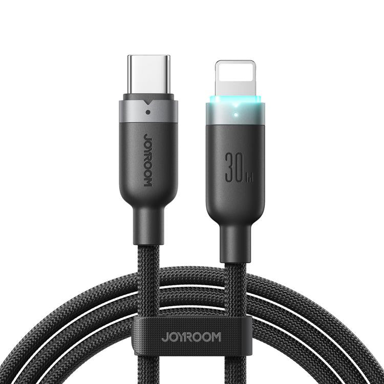 Câble de données de charge rapide avec arrêt automatique JOYROOM S-A63 StarWay Series 1,2 m 30W Type-C vers 8 broches, Type-C vers 8 broches
