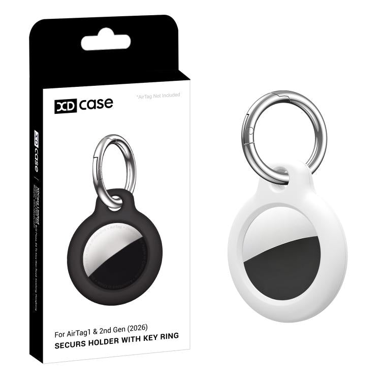 XDcase Coque rigide de protection en PC de couleur unie avec porte-clés, 1 pièce (noir), 1 pièce (blanc), 1 pièce (rose vif), 1 pièce (bleu), 1 pièce (rose), 1 pièce (vert armée)