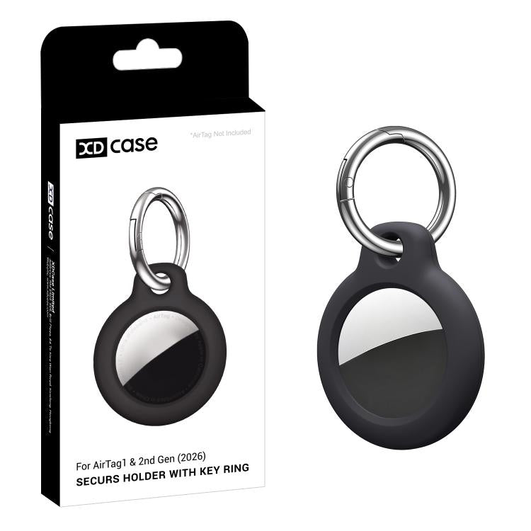 XDcase Coque rigide de protection en PC de couleur unie avec porte-clés, 1 pièce (noir), 1 pièce (blanc), 1 pièce (rose vif), 1 pièce (bleu), 1 pièce (rose), 1 pièce (vert armée)