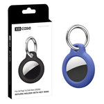 XDcase Coque rigide de protection en PC de couleur unie avec porte-clés, 1 pièce (noir), 1 pièce (blanc), 1 pièce (rose vif), 1 pièce (bleu), 1 pièce (rose), 1 pièce (vert armée)
