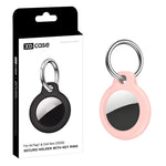 XDcase Coque rigide de protection en PC de couleur unie avec porte-clés, 1 pièce (noir), 1 pièce (blanc), 1 pièce (rose vif), 1 pièce (bleu), 1 pièce (rose), 1 pièce (vert armée)