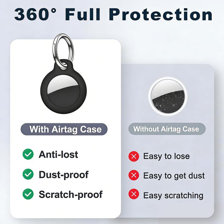 XDcase Coque rigide de protection en PC de couleur unie avec porte-clés, 1 pièce (noir), 1 pièce (blanc), 1 pièce (rose vif), 1 pièce (bleu), 1 pièce (rose), 1 pièce (vert armée)