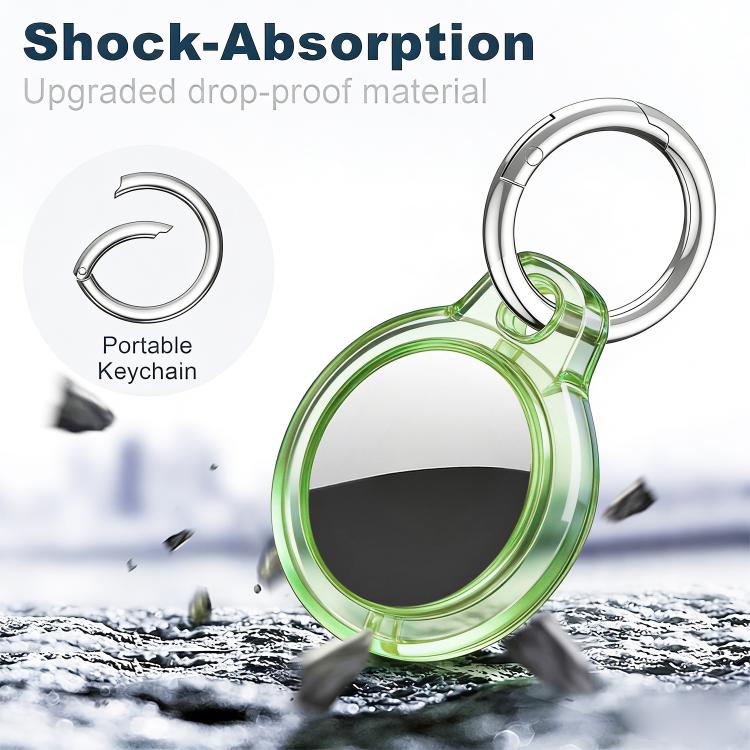 XDcase Coque de protection rigide translucide en PC avec porte-clés, 1 pièce (noir transparent), 1 pièce (transparent), 1 pièce (rouge transparent), 1 pièce (bleu transparent), 1 pièce (rose transparent), 1 pièce (vert transparent)