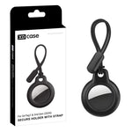 XDcase Étui de protection rigide en PC de couleur unie avec dragonne, 1 pièce (noir), 1 pièce (blanc), 1 pièce (rose), 1 pièce (bleu)