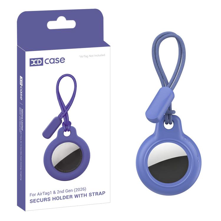 XDcase Étui de protection rigide en PC de couleur unie avec dragonne, 1 pièce (noir), 1 pièce (blanc), 1 pièce (rose), 1 pièce (bleu)