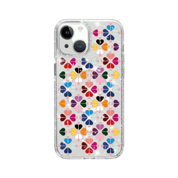 Coque magnétique scintillante motif cœur en cristal, pour iPhone 15, pour iPhone 14 Plus, pour iPhone 14, pour iPhone 14 Pro, pour iPhone 14 Pro Max, pour iPhone 13 Pro Max, pour iPhone 13 Pro, pour iPhone 13