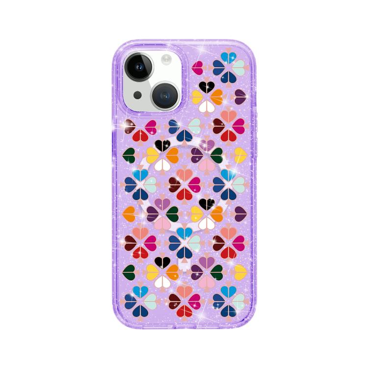 Coque magnétique scintillante motif cœur en cristal, pour iPhone 15, pour iPhone 14 Plus, pour iPhone 14, pour iPhone 14 Pro, pour iPhone 14 Pro Max, pour iPhone 13 Pro Max, pour iPhone 13 Pro, pour iPhone 13