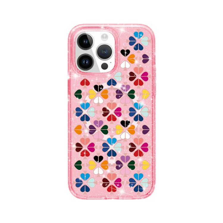 Coque magnétique scintillante motif cœur en cristal, pour iPhone 15, pour iPhone 14 Plus, pour iPhone 14, pour iPhone 14 Pro, pour iPhone 14 Pro Max, pour iPhone 13 Pro Max, pour iPhone 13 Pro, pour iPhone 13