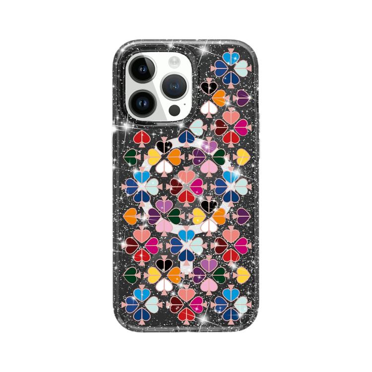 Coque magnétique scintillante motif cœur en cristal, pour iPhone 15, pour iPhone 14 Plus, pour iPhone 14, pour iPhone 14 Pro, pour iPhone 14 Pro Max, pour iPhone 13 Pro Max, pour iPhone 13 Pro, pour iPhone 13