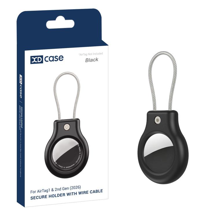 Étui de protection XDcase Hollow en PC avec serrure de sécurité et bracelet en métal, 1 pièce (noir), 1 pièce (blanc), 1 pièce (rouge), 1 pièce (bleu), 1 pièce (rose), 1 pièce (orange)