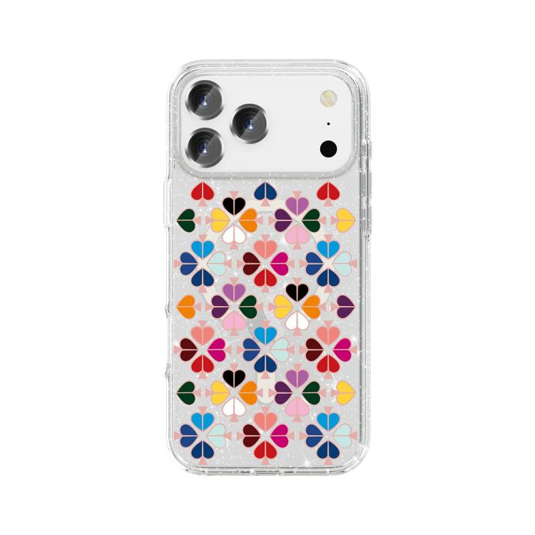 Coque de Téléphone Magnétique à Motif Cœur Rouge en Cristal Scintillant, Pour iPhone 17 Pro Max, Pour iPhone 17 Pro