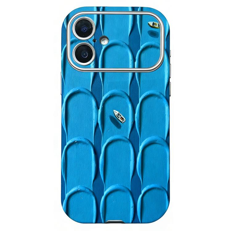 Coque de téléphone en silicone avec grande fenêtre à bords arrondis, Pour iPhone 17 Pro Max, Pour iPhone 17 Pro, Pour iPhone 17, Pour iPhone Air, Pour iPhone 16 Pro Max, Pour iPhone 16 Pro, Pour iPhone 16 Plus, Pour iPhone 16